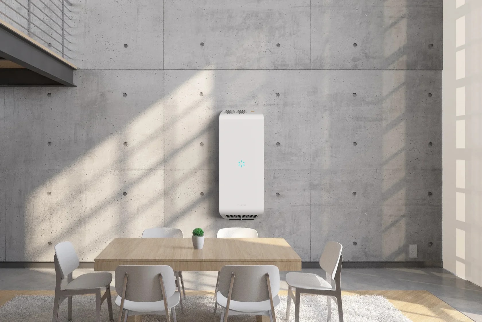 Рециркулятор Milerd DZR ELITE в интерьере переговорной